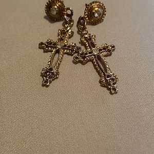 Cross earrings